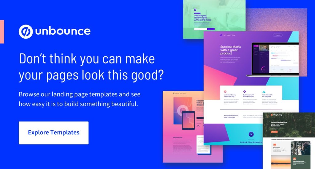 Unbounce Landing Pages | Best Unbounce Landing Page Template 2021